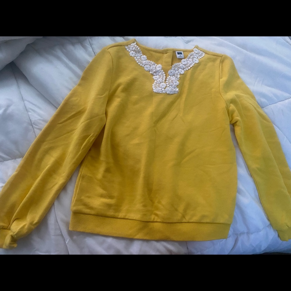 Yellow Janie and Jack sweater!